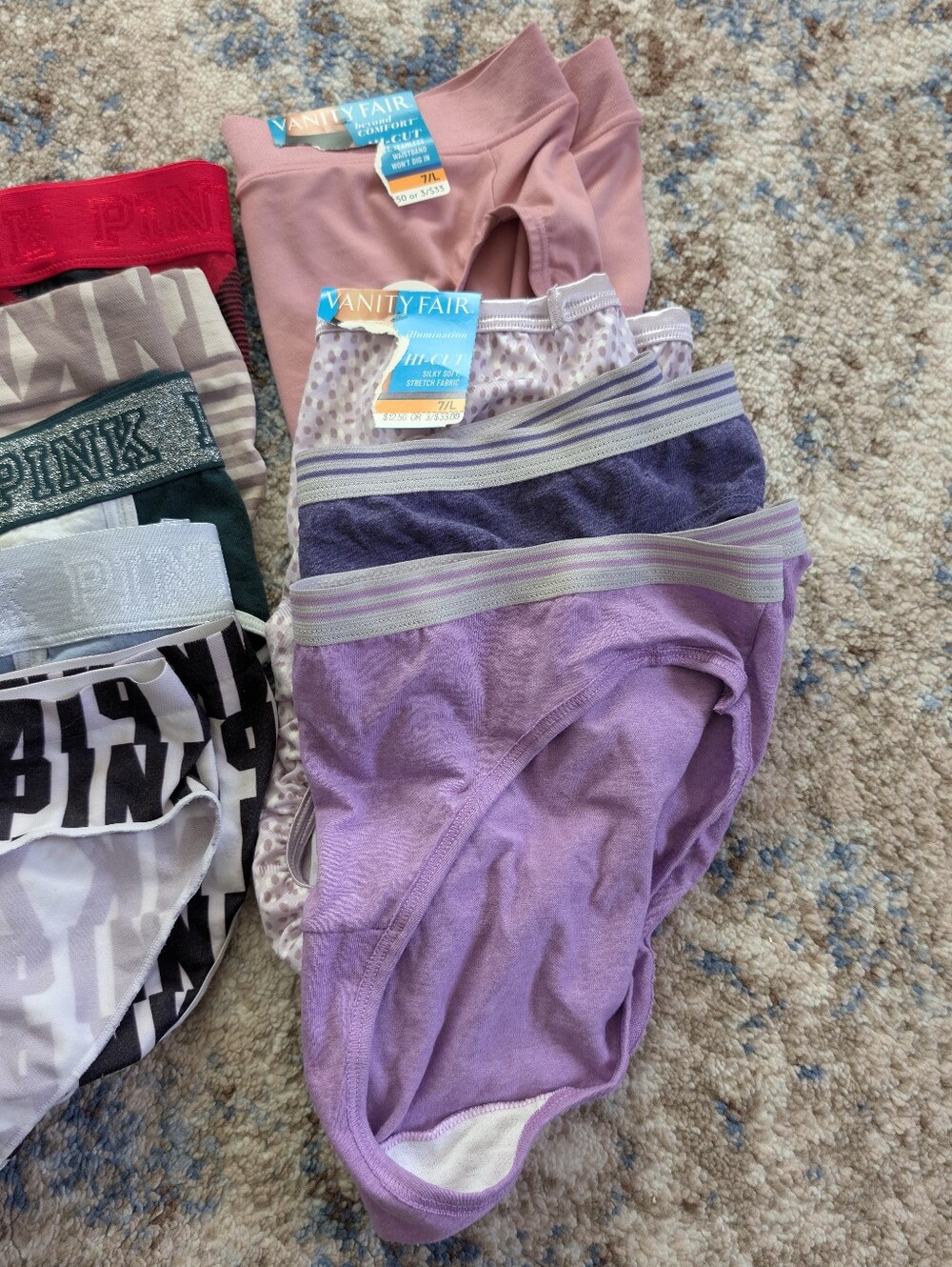 Victoria's Secret..PINK .VANITY FAIR.. FRUIT of Loom Lot Of Panties - Picture 4 of 4